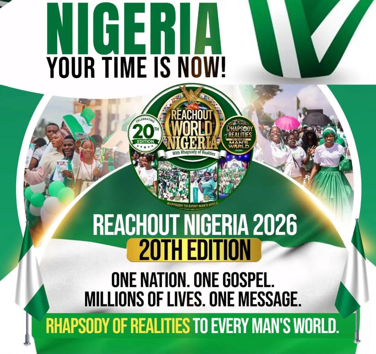ReachOut Nigeria Targets 100m Rhapsody Copies Across 774 LGAs